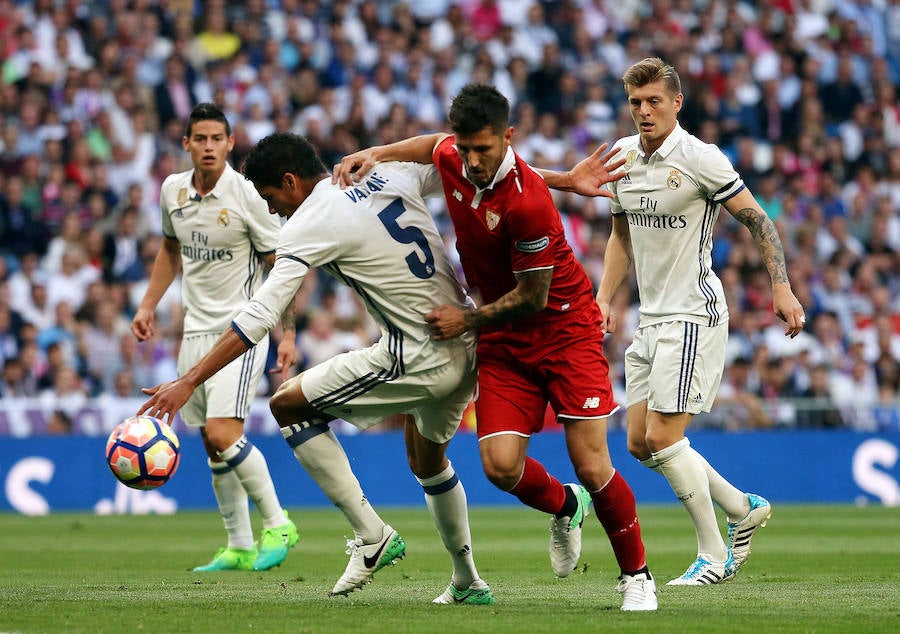 El Real Madrid-Sevilla, en imágenes