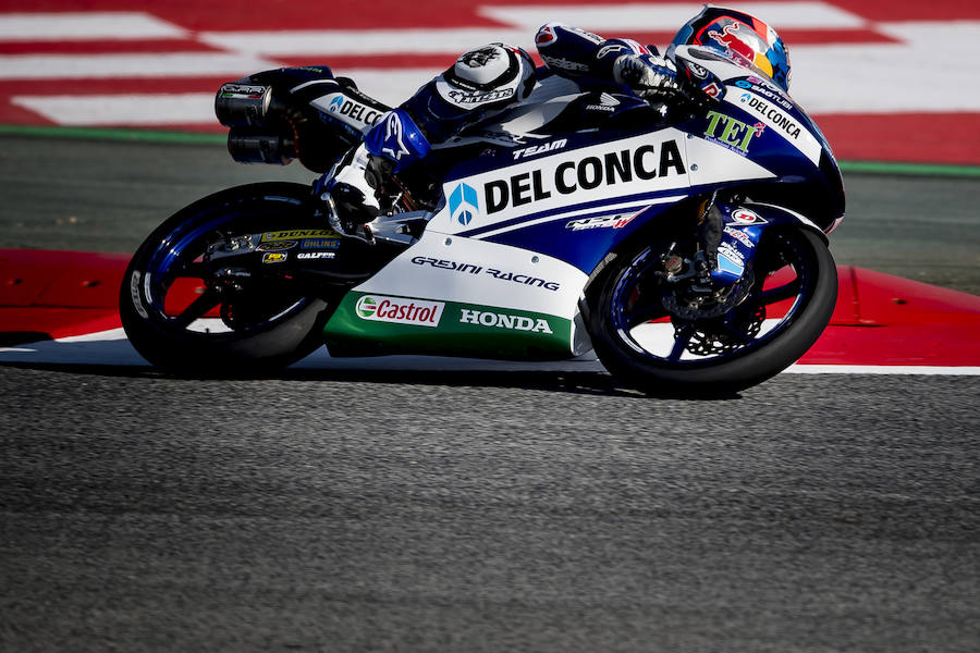 El Circuito de Montmeló acogió los entrenamientos clasificatorios del Gran Premio de Cataluña de motociclismo.