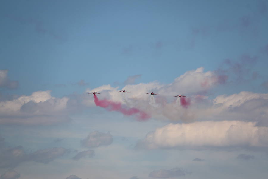 Y el cielo se volvió rojo y gualda