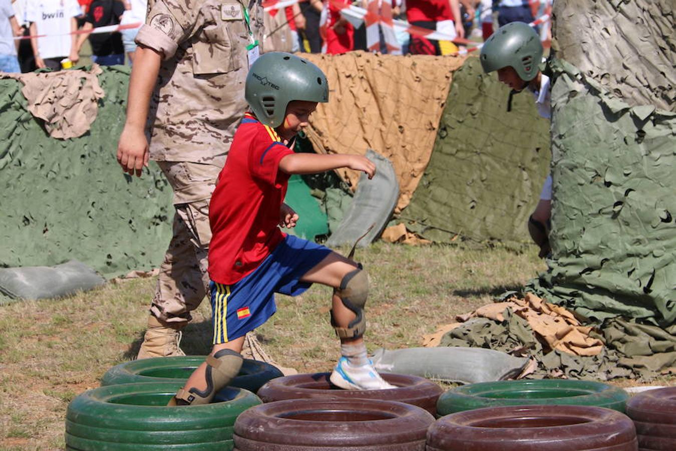Ambiente durante la jornada de exhibición aérea