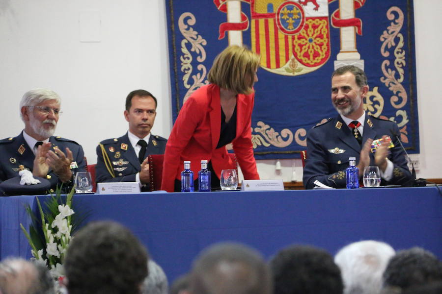 El Rey visita la Academia Básica del Aire (II)