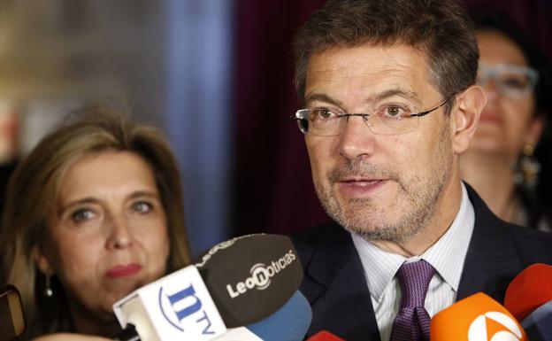 El ministro de Justicia, Rafael Catalá. 