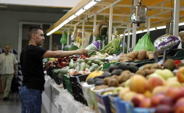 Un mercado de Melilla. 