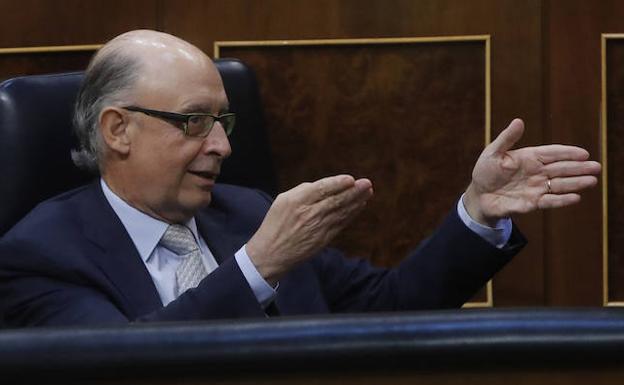 Montoro, en el Congreso de los Diputados. 