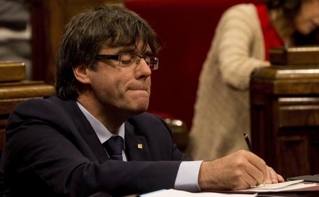 El presidente de la Generalitat catalana, Carles Puigdemont.