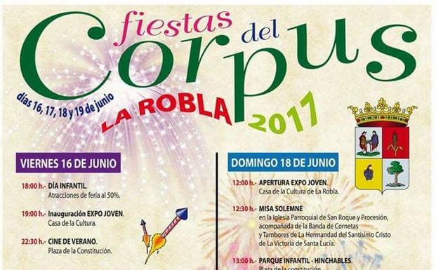 Cartel de las Fiestas del Corpus de La Robla