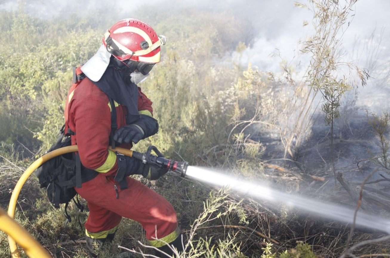 Los efectivos leoneses auxilian a Portugal atacando un frente situado a 20 kilómetros al sur de Coimbra en la localidad de Cernache do Bonjardim | Allí han logrado remitir el avance de las llamas