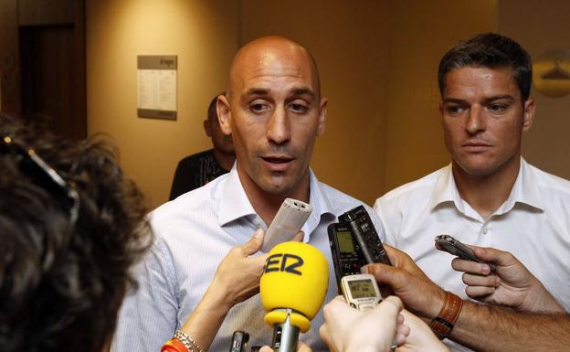 Luis Rubiales, presidente de la AFE.