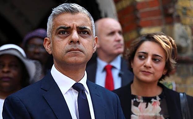 Sadiq Khan, alcalde de Londres.