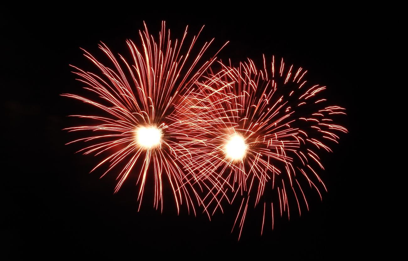 Las mejores imágenes de los fuegos artificiales de San Juan (I)