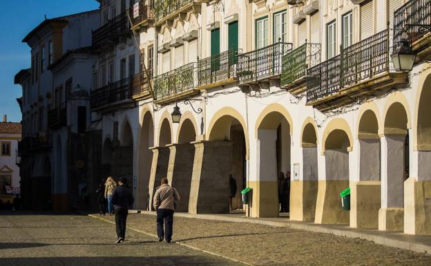 Vistas de la ciudad de Evora.