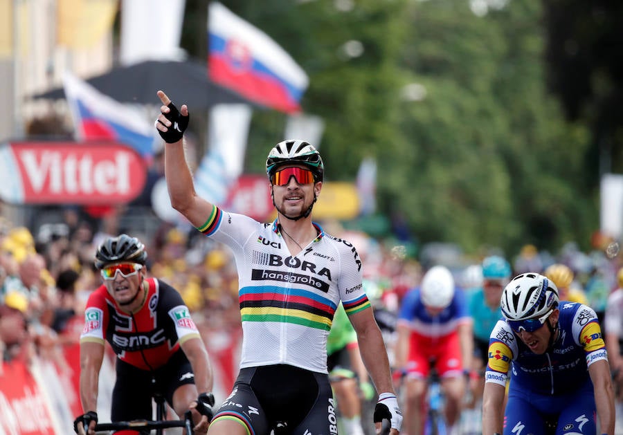 El ciclista eslovaco Peter Sagan se hizo con la victoria en el sprint final.