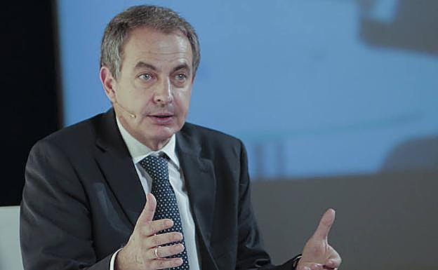 José Luis Rodríguez Zapatero, en el foro organizado por Vocento.