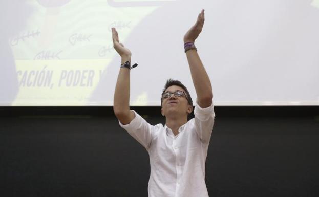 Íñigo Errejón, durante un acto de la Universidad de Verano de Podemos.