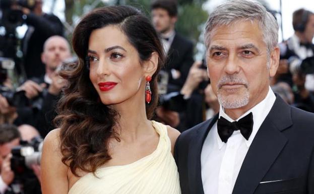 George Clooney y Amal Alamuddin.