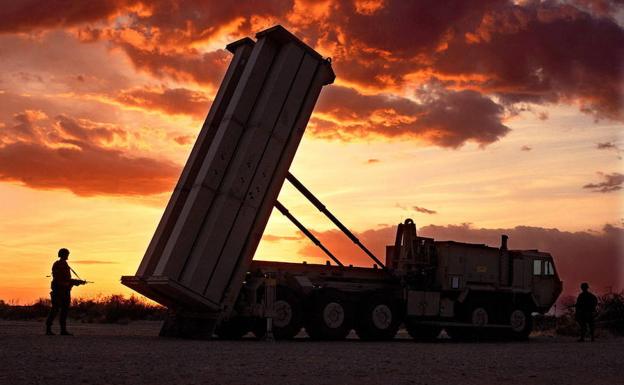 Terminal de Defensa del Área a Gran Altura (THAAD, en inglés). 