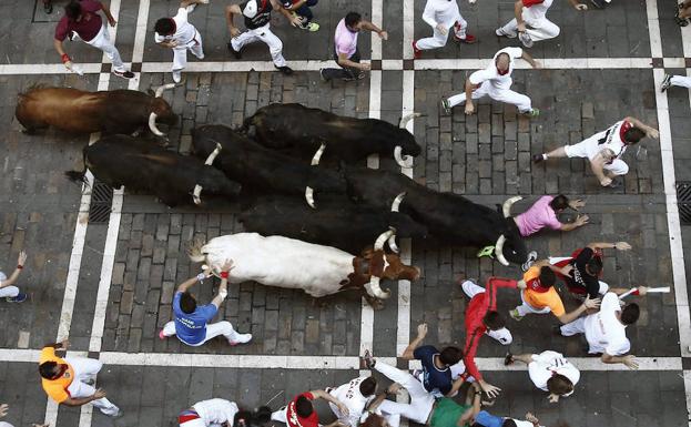 Sexto encierro de los Sanfermines.