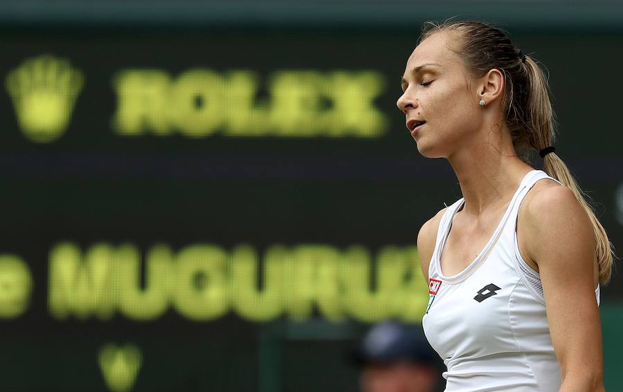 Las mejores imágenes del partido entre Muguruza y Rybarikova