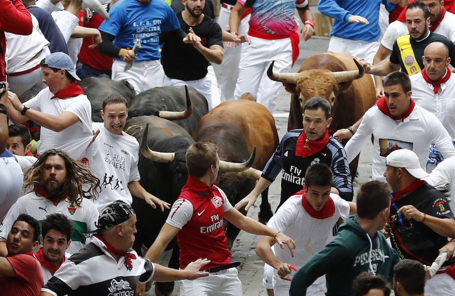 Los Nuñez del Cuvillo dejan dos heridos por asta de toro y seis contusionados.