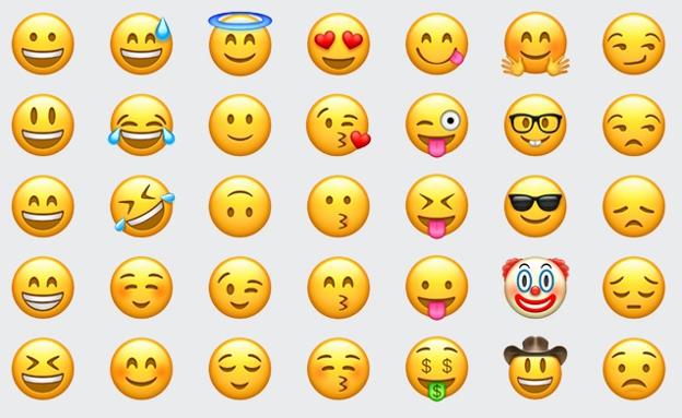 Varios emojis.