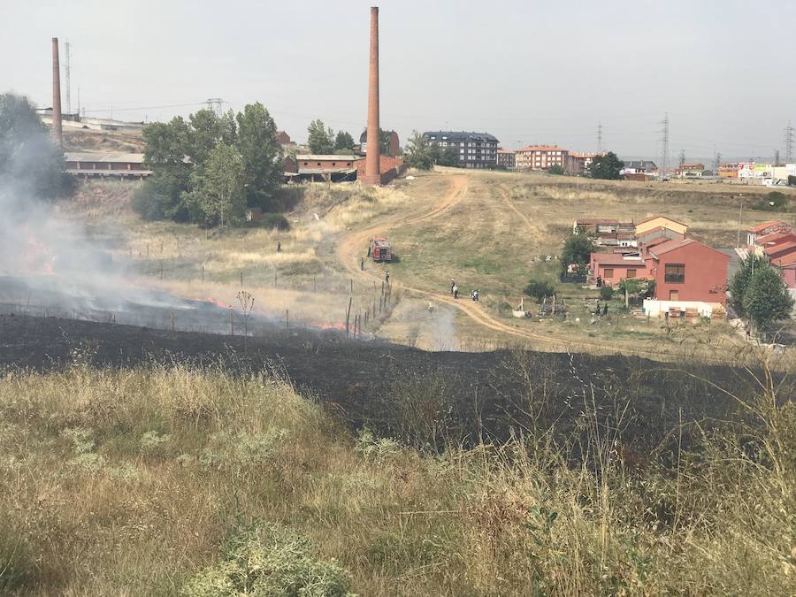 Imágenes del Incendio que amenazó el norte de León I