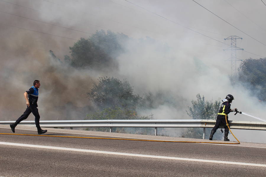 Imágenes del Incendio que amenazó el norte de León IV