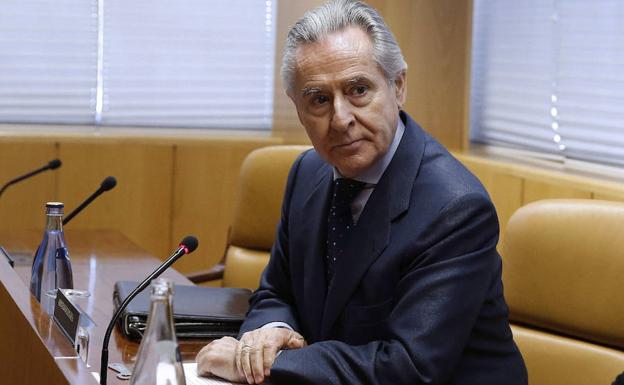Miguel Blesa, en la Asamblea de Madrid. 