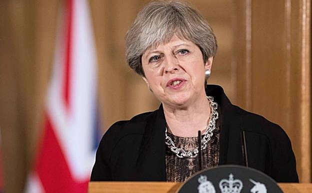 La primera ministra británica, Theresa May.