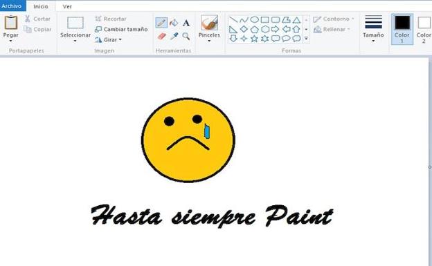 Paint desaparecerá de la próxima actualización de Windows.