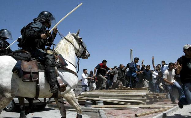 Conflicto de Explanada de las Mezquitas en 2005.