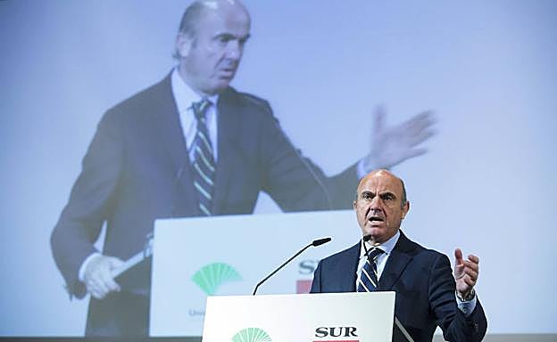 El ministro de Economía, Luis de Guindos.