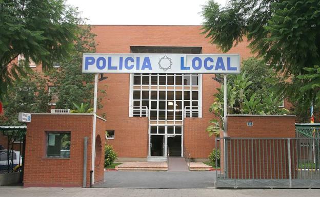 La Policía local de Alicante. 