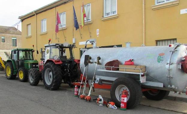 Dispositivo anti incendios de Valderrey.