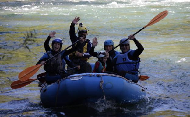 Slalom por el canal de Sabero-Alejico 