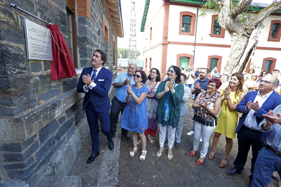Inauguración del Museo del Ferrocarril de Brañuelas
