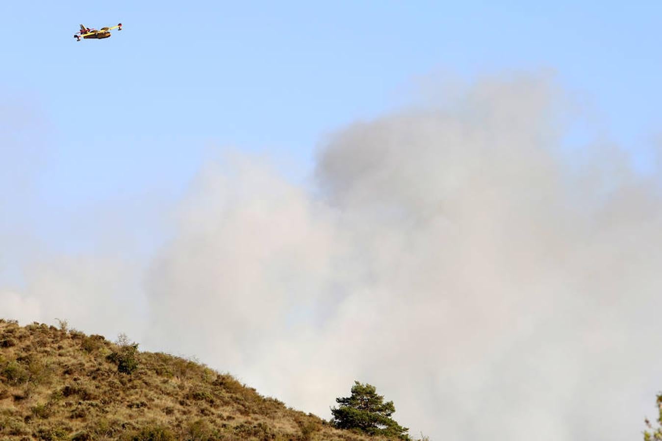 Extinción del incendio de San Cipriano del Condado