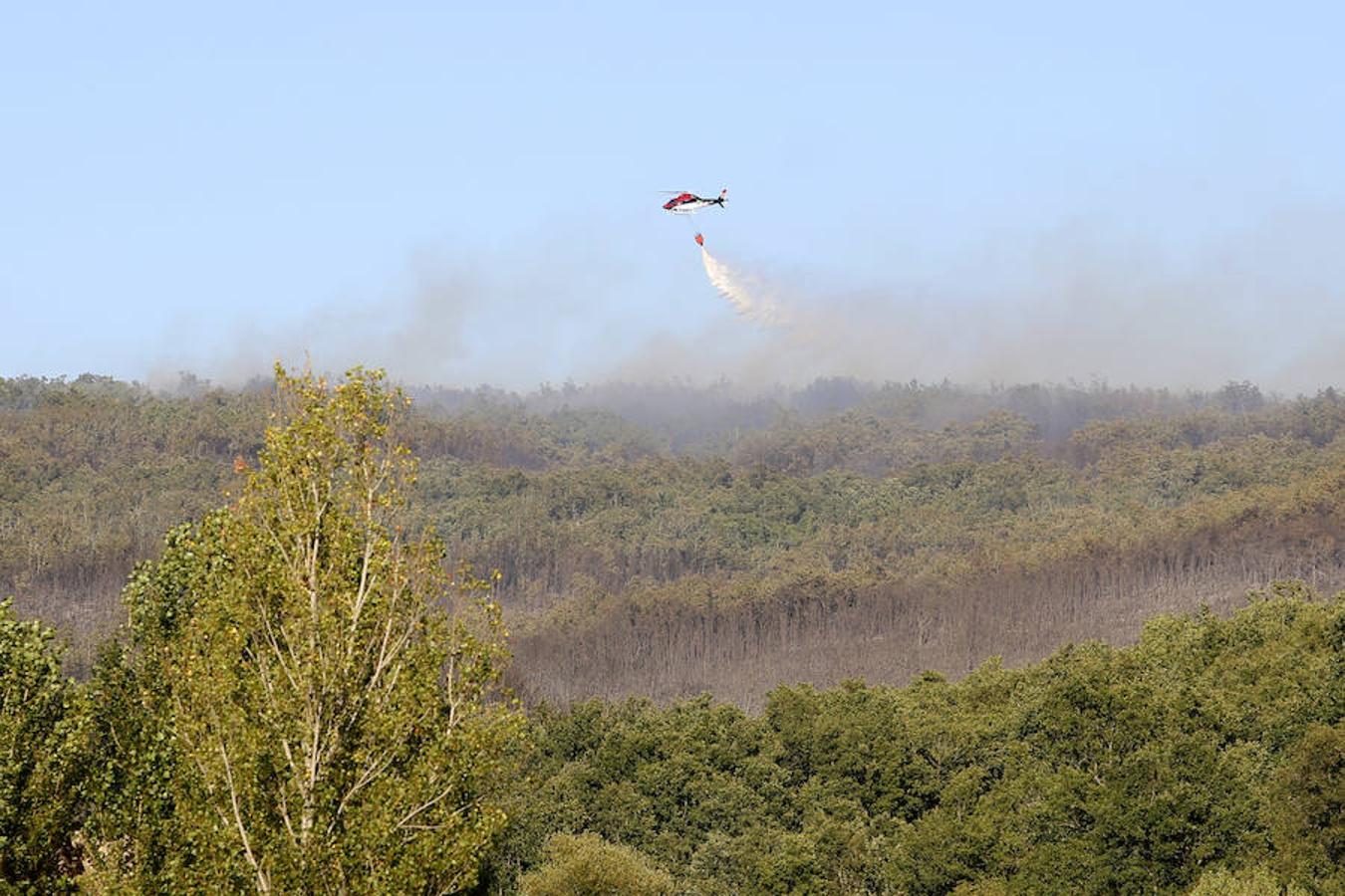Extinción del incendio de San Cipriano del Condado