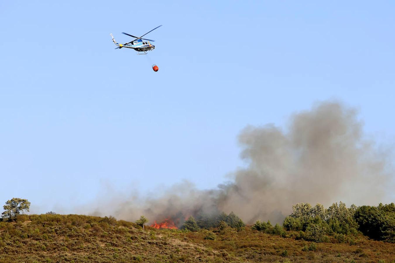 Extinción del incendio de San Cipriano del Condado