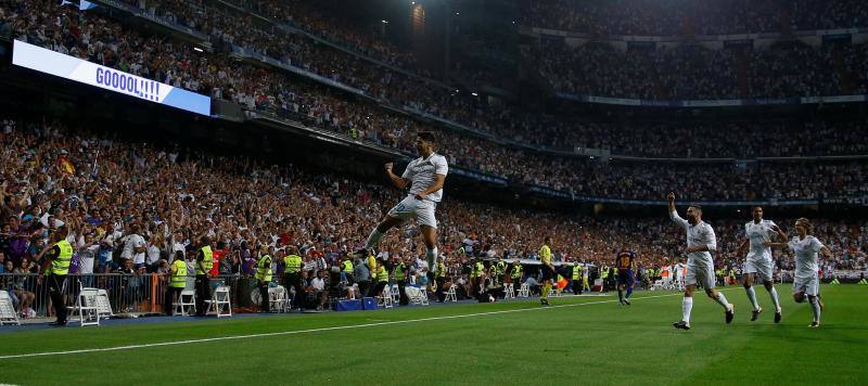 Las mejores imágenes del Real Madrid-Barcelona, vuelta de la Supercopa de España en el Santiago Bernabéu