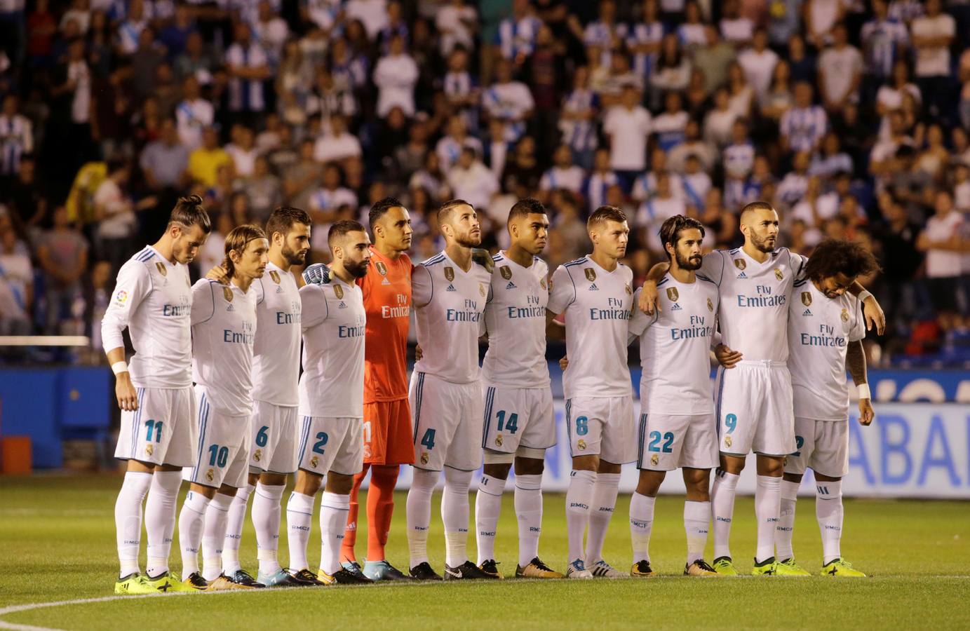 Las mejores imágenes del partido disputado en Riazor entre el Deportivo de la Coruña y el Real Madrid.