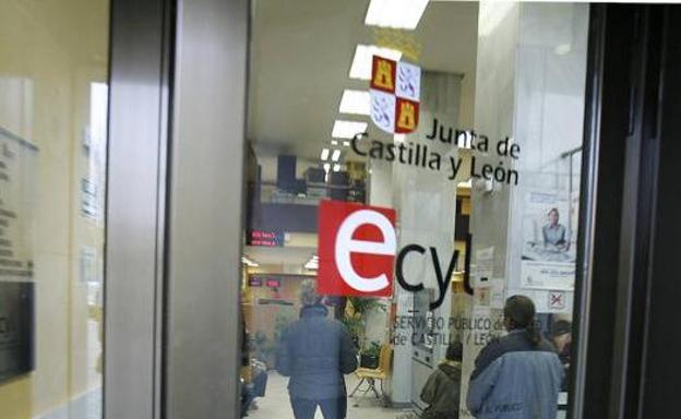 Una de las oficinas del Ecyl en la provincia de León.