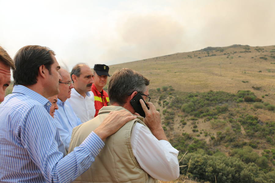 Un incendio sin control