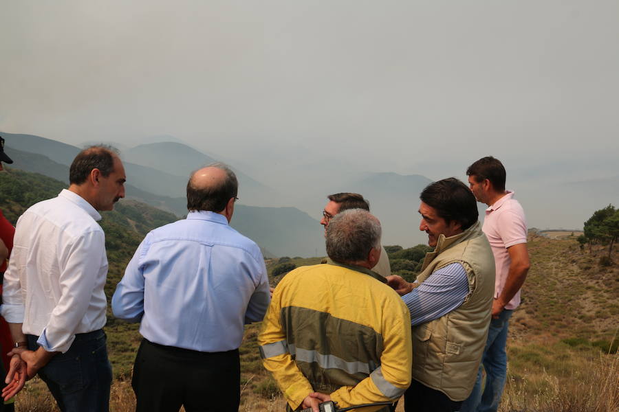 Un incendio sin control