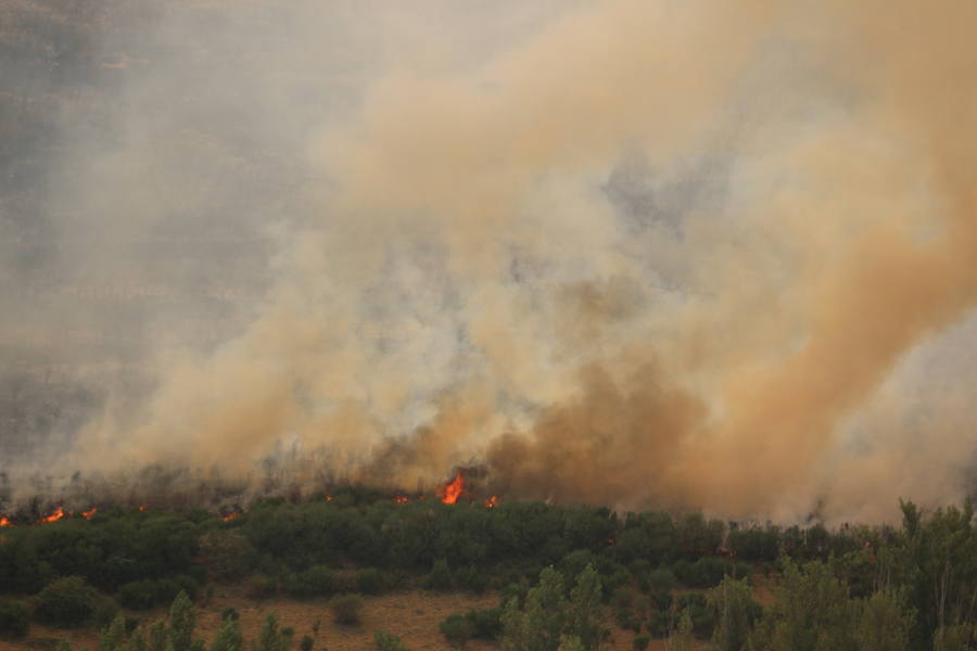 Un incendio sin control