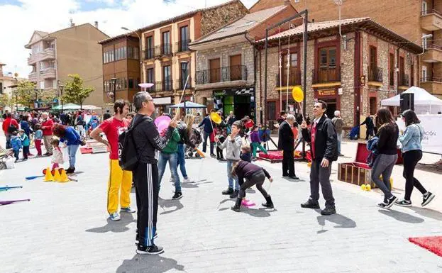 Festival de arte en la calle.