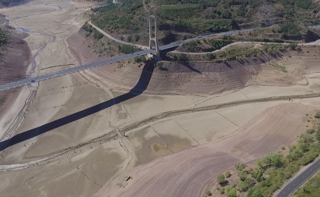 Estado actual del embalse de Barrios de Luna.