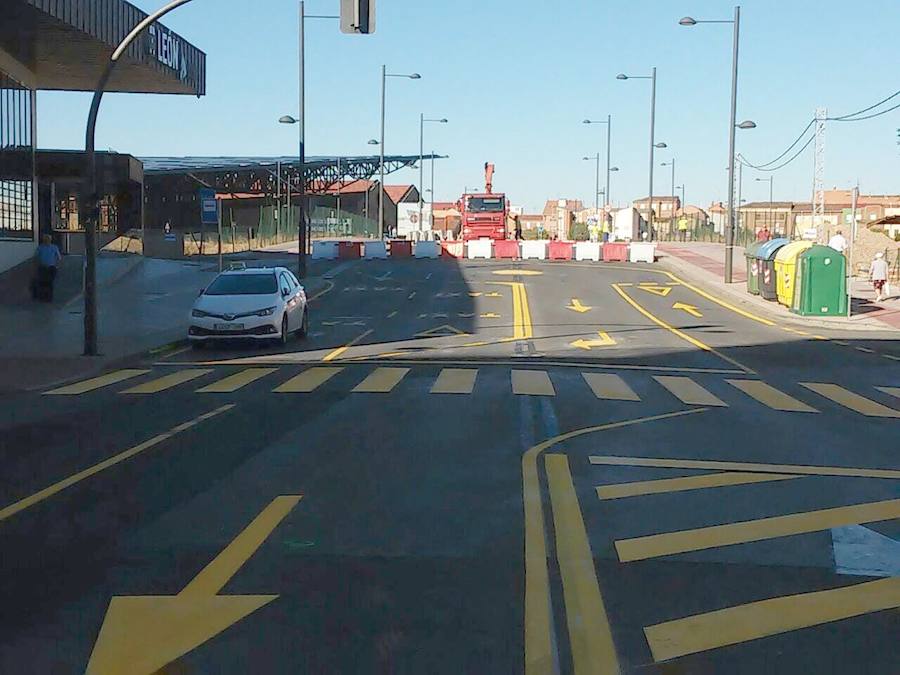 Tráfico restringido en la estación