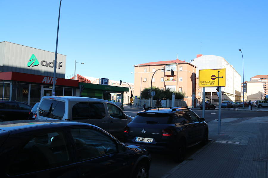 Tráfico restringido en la estación