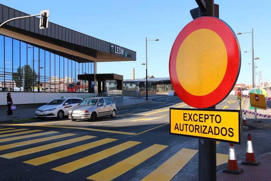 Tráfico restringido en la estación