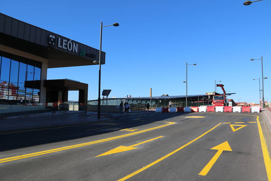 Tráfico restringido en la estación